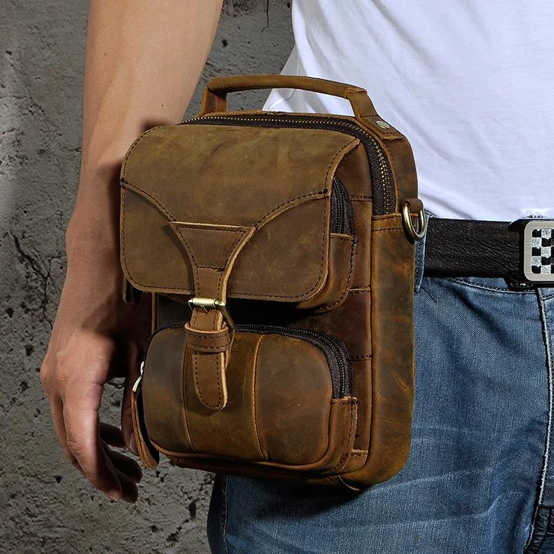 Leather Belt Pouch Mens Waist Bag Shoulder Bag for Men The Perfect Bag Sale Is Here