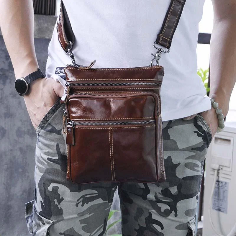 Leather Belt Pouch Mens Waist Bag Shoulder Bag for Men High-End Handbags At Affordable Prices Leather Belt Pouch Mens Waist Bag Shoulder Bag for Men High-End Handbags At Affordable Prices