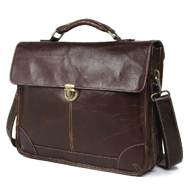 Classic Leather Laptop Bag Briefcase | Fits 15.6 Inch | Vintage Style Classic And Modern Handbags Now More Affordable Classic Leather Laptop Bag Briefcase | Fits 15.6 Inch | Vintage Style Classic And Modern Handbags Now More Affordable