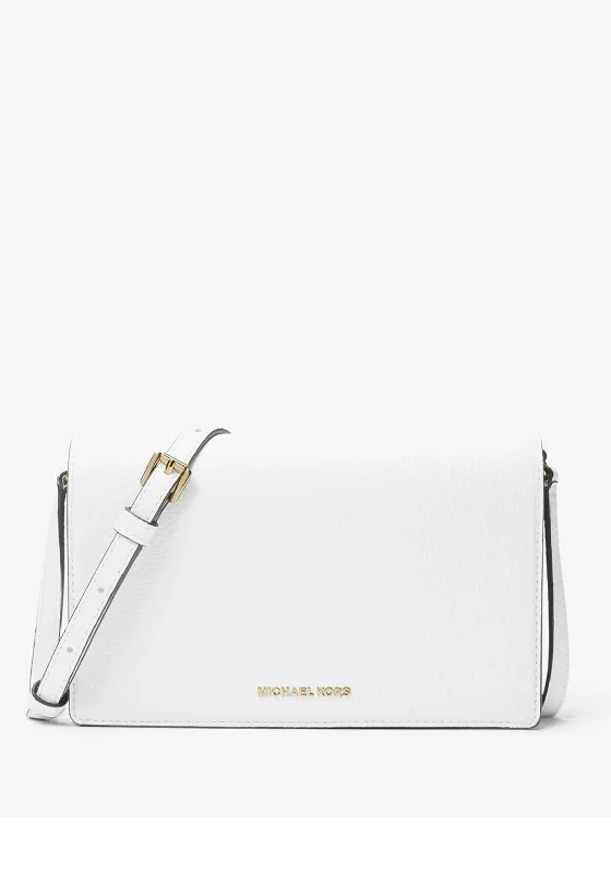 MICHAEL Michael Kors Jet Set Pebbled Leather Crossbody Bag, Optic White Chic Bags, Shop Now MICHAEL Michael Kors Jet Set Pebbled Leather Crossbody Bag, Optic White Chic Bags, Shop Now