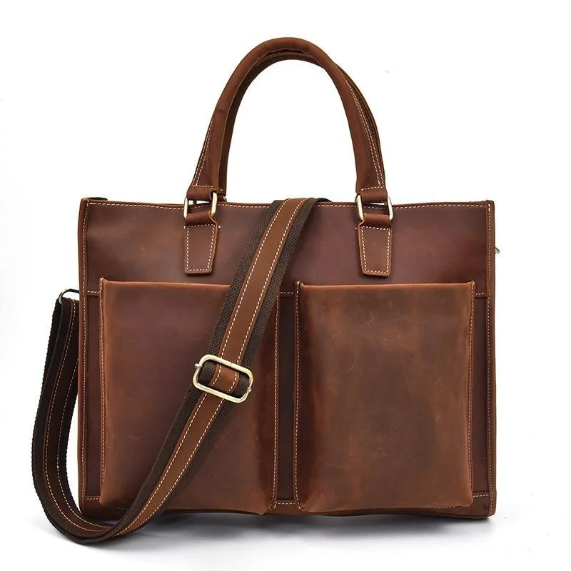 Men Leather Briefcase Bag Vintage Handbag Shoulder Bag For Men Classic Totes, Exclusive Deals Men Leather Briefcase Bag Vintage Handbag Shoulder Bag For Men Classic Totes, Exclusive Deals
