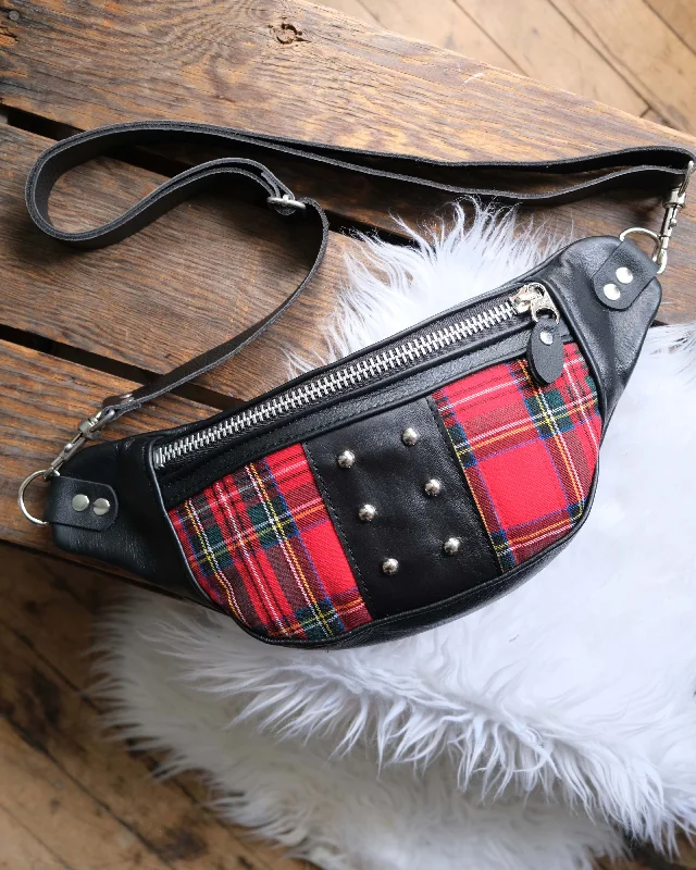 Mini Tabitha: Studded Stewart Tartan Trendy & Timeless Bags, Now On Sale