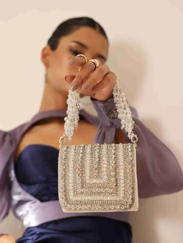 Nysa Mini Bag with Embroidered Handle Trendy & Timeless Bags, Now On Sale