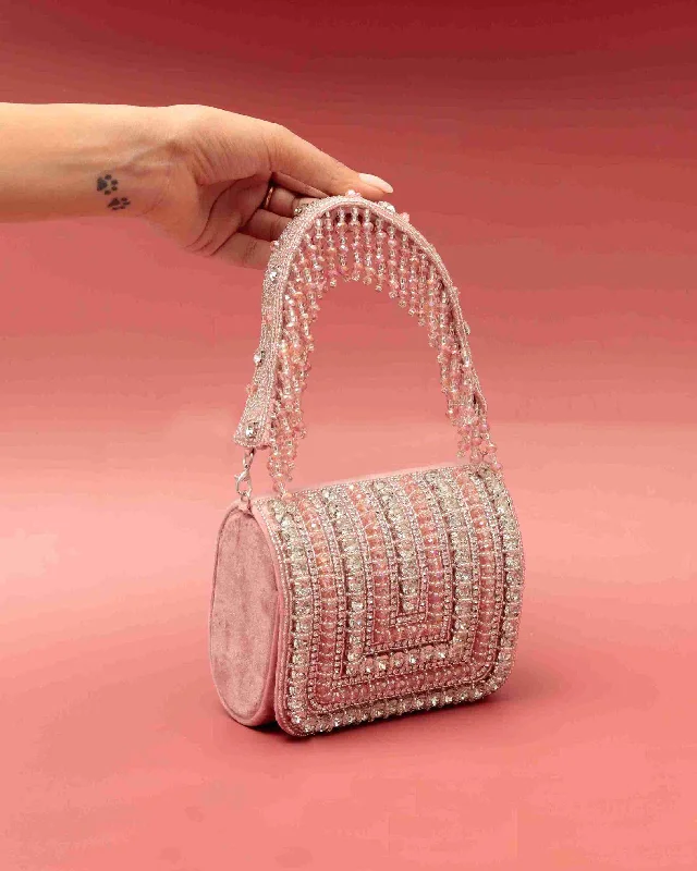 Nysa Mini Bag with Embroidered Handle Seasonal Sale On Trendy Handbags