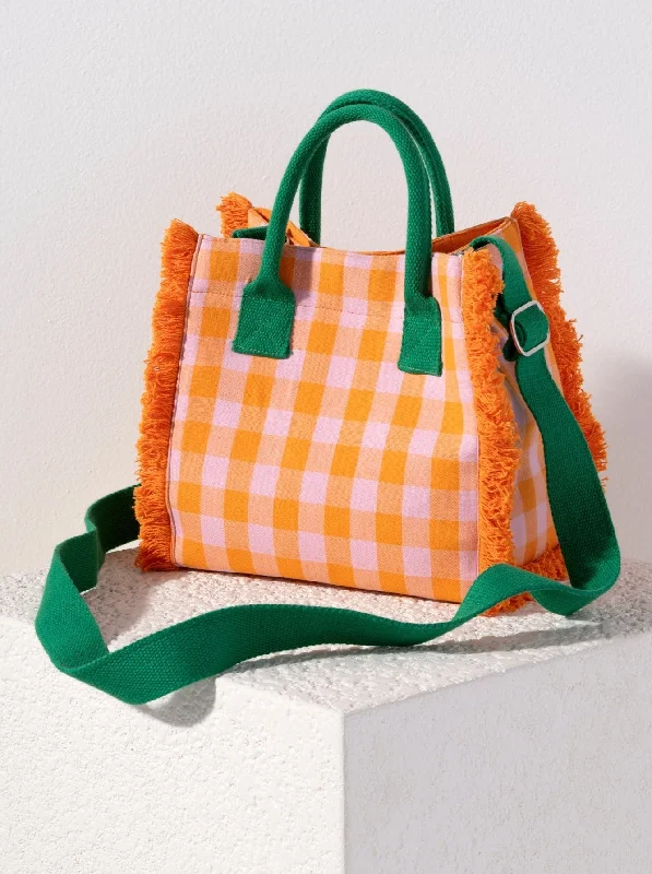 Shiraleah Anna Mini Tote, Orange Premium Handbags At Budget-Friendly Prices