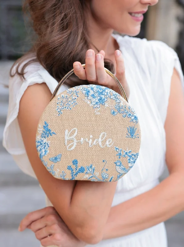 Shiraleah "Bride" Round Top-Handle Bag, Natural Flash Sale On Handbags
