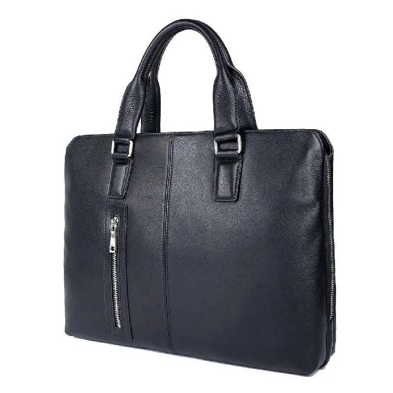 Sleek Black Leather Briefcase - Professional Elegance The Ultimate Sale On Must-Have Handbags Sleek Black Leather Briefcase - Professional Elegance The Ultimate Sale On Must-Have Handbags