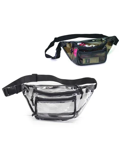 Transparent Three Zipper Fanny Pack (By Piece) Trendy Purses With Limited-Time Offers Transparent Three Zipper Fanny Pack (By Piece) Trendy Purses With Limited-Time Offers