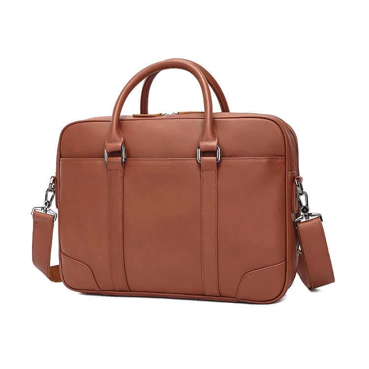 Vintage Style Leather Double Zip Business Briefcase - Fusion of Classic and Modern Affordable Luxury – Exclusive Savings On Premium Bags Vintage Style Leather Double Zip Business Briefcase - Fusion of Classic and Modern Affordable Luxury – Exclusive Savings On Premium Bags