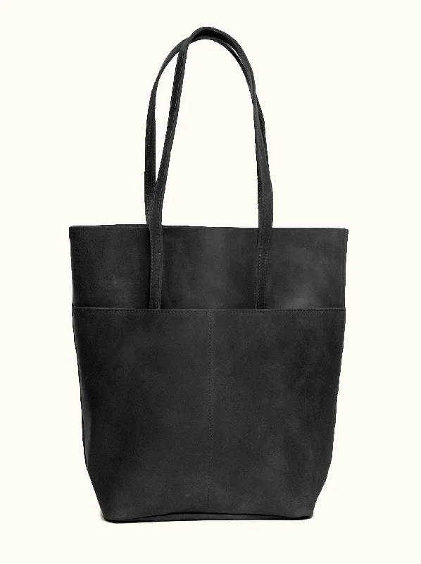 Able Selam Magazine Tote - Black Upgrade Your Look With Our Bag Sale