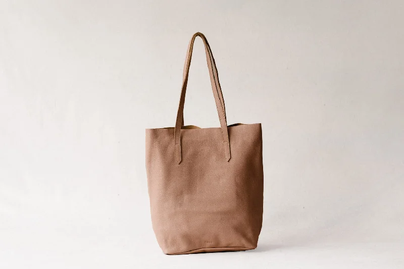 Able Selam Magazine Tote - Pebbled Rose Water Flash Sale On Designer Bags