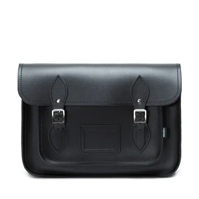 Handmade Leather Satchel - Black Premium Quality Bags At Affordable Prices