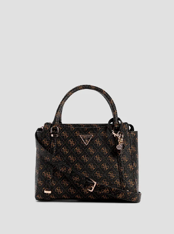 Brown Logo Daryna Satchel Bag High-End Handbags At Affordable Prices