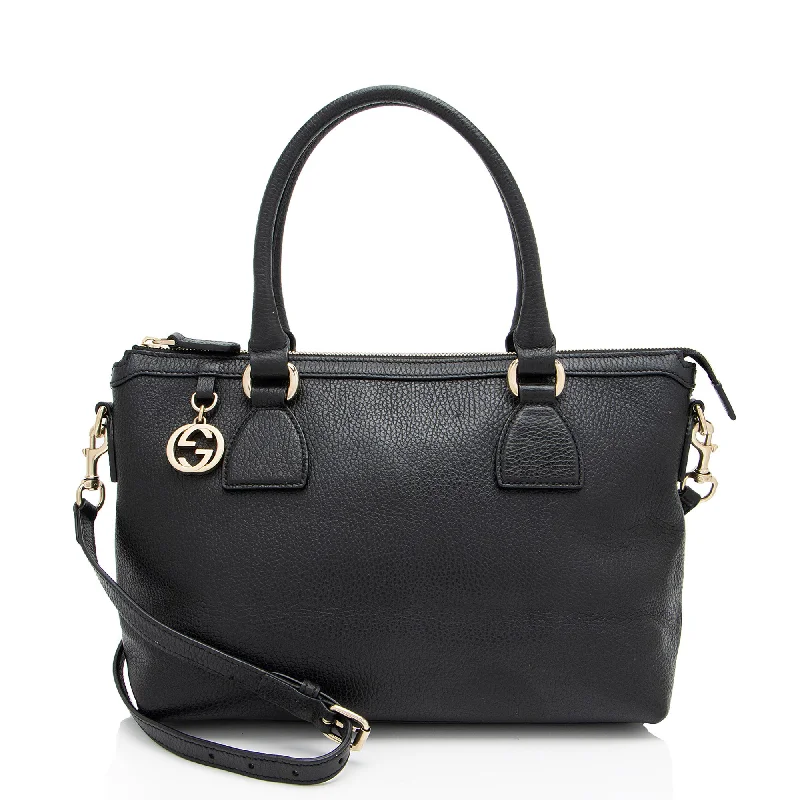 Gucci Leather GG Charm Satchel (SHF-KfZ3kY) Statement Bags, Shop Today