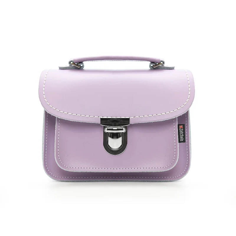 Luna Handmade Leather Bag - Pastel Violet Affordable Elegance With High-Quality Bags Luna Handmade Leather Bag - Pastel Violet Affordable Elegance With High-Quality Bags