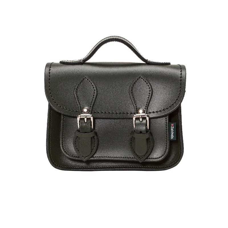 Handmade Leather Micro Satchel - Ivy Green Flash Sale On Designer Bags