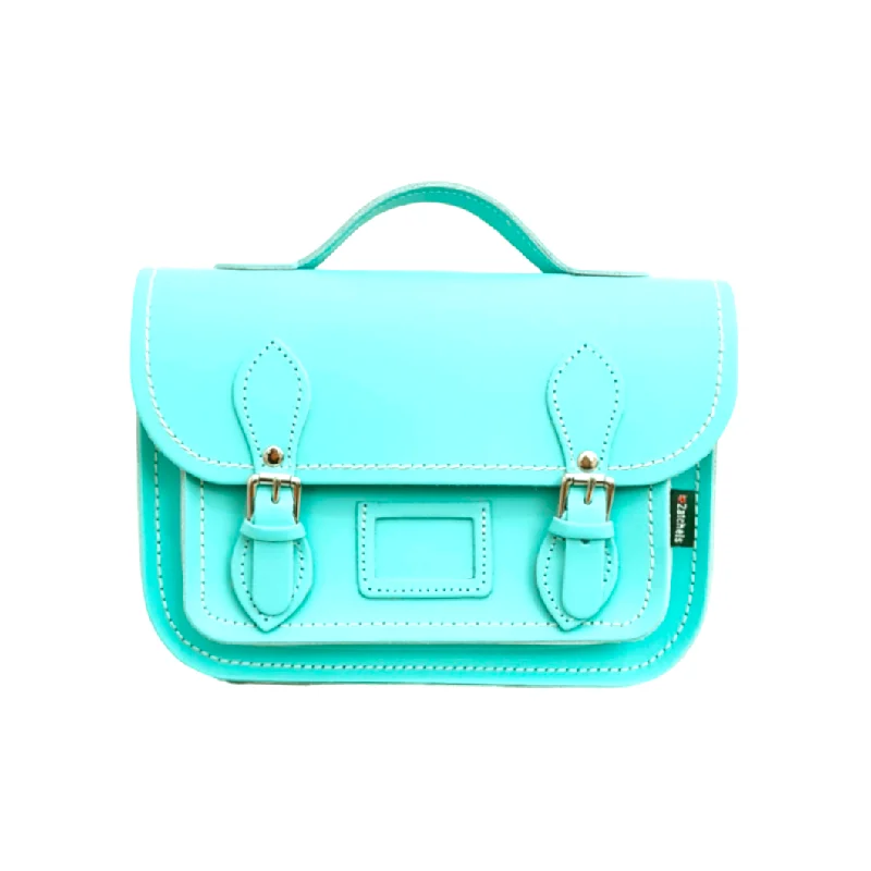 Leather Midi Satchel - Limpet - Shell Blue Chic And Affordable Bags – Grab Yours Today Leather Midi Satchel - Limpet - Shell Blue Chic And Affordable Bags – Grab Yours Today