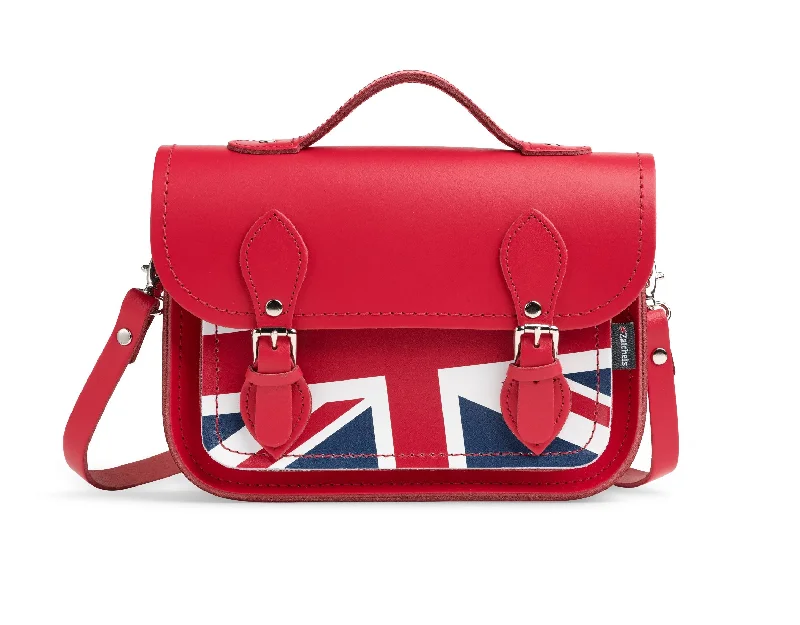 Union Jack Midi Satchel - Pillar Box Red Classic Totes, Exclusive Deals