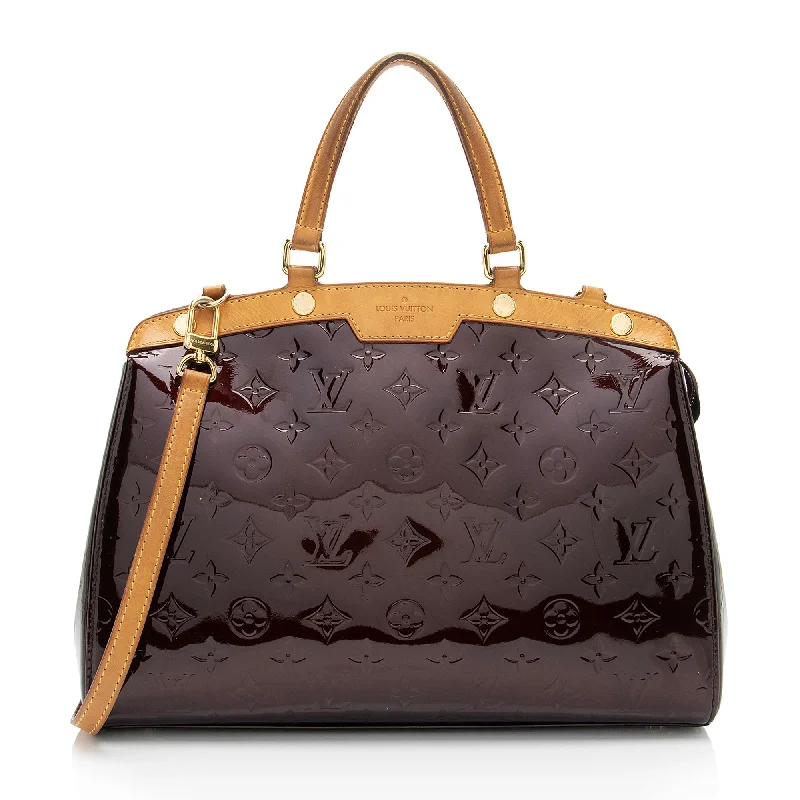 Louis Vuitton Monogram Vernis Brea MM Satchel (SHF-KsQkQS) Trendy And Timeless Handbags Now On Sale