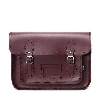 Handmade Leather Satchel - Marsala Red Iconic Handbags At Budget-Friendly Prices