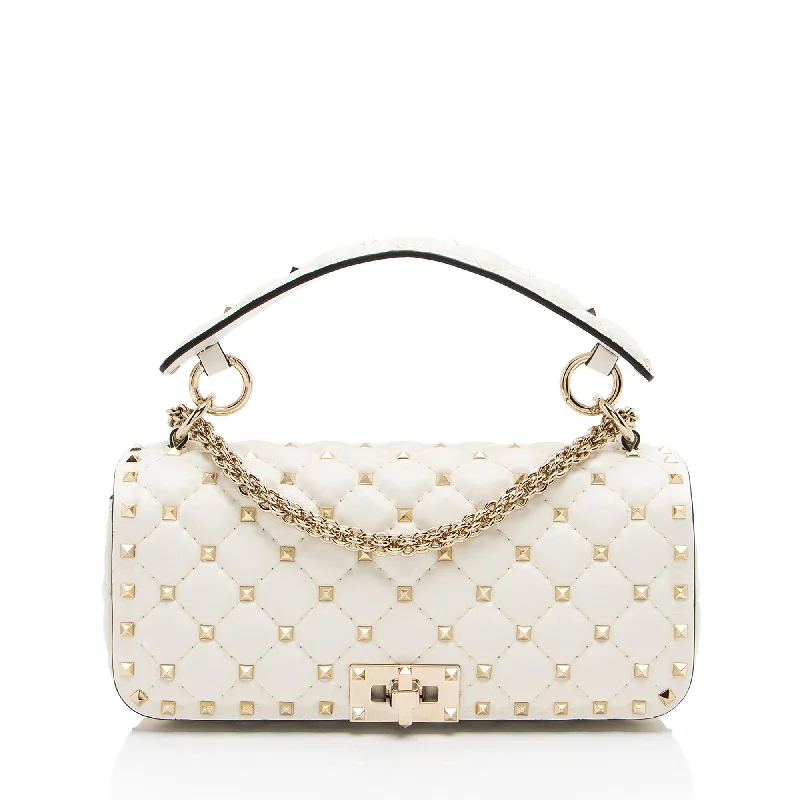 Valentino Calfskin Rockstud Spike Up Top Handle (SHF-31Gh9Q) High-End Handbags At Affordable Prices Valentino Calfskin Rockstud Spike Up Top Handle (SHF-31Gh9Q) High-End Handbags At Affordable Prices