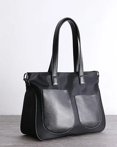 New Season Fashion Preview Sale Black Womens Nylon Leather Shopper Totes Womens Nylon Shoulder Tote Black Nylon Handbag Purse for Ladies Premium Bags At Special Prices New Season Fashion Preview Sale Black Womens Nylon Leather Shopper Totes Womens Nylon Shoulder Tote Black Nylon Handbag Purse for Ladies Premium Bags At Special Prices