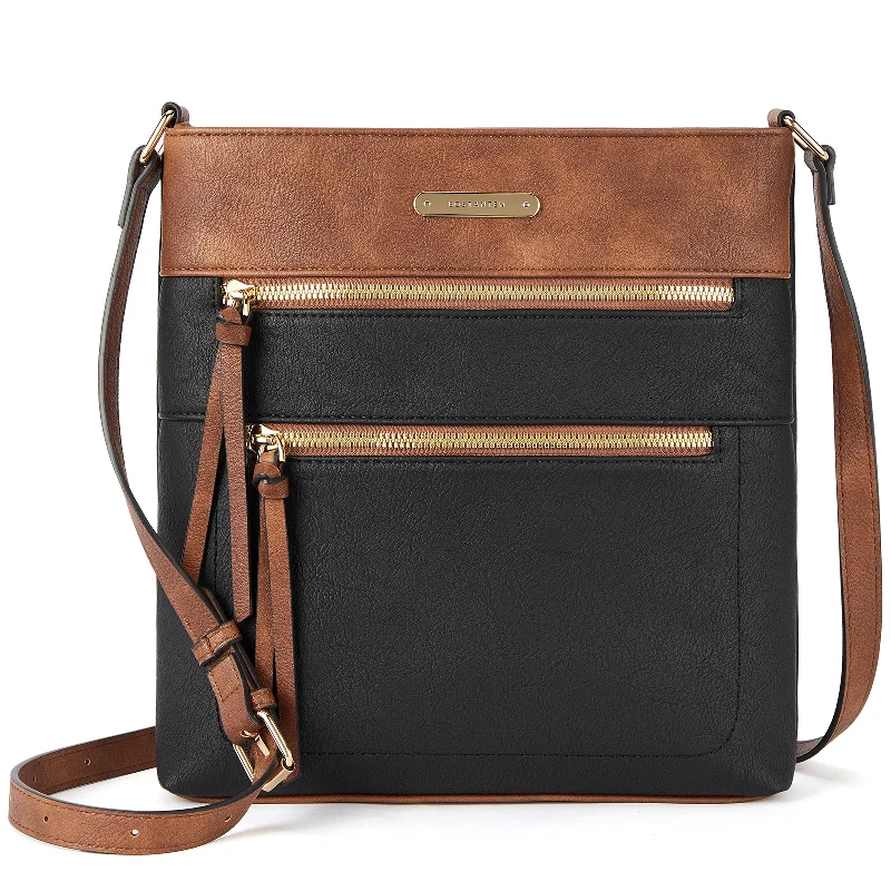 Black with Brown
