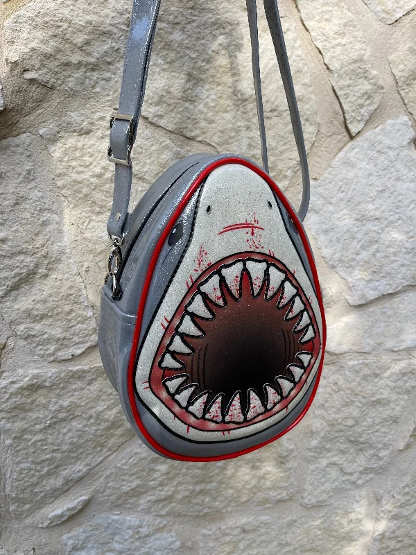 Final Sale Shark! - Bright Silver Glitter Classic Totes, Exclusive Deals