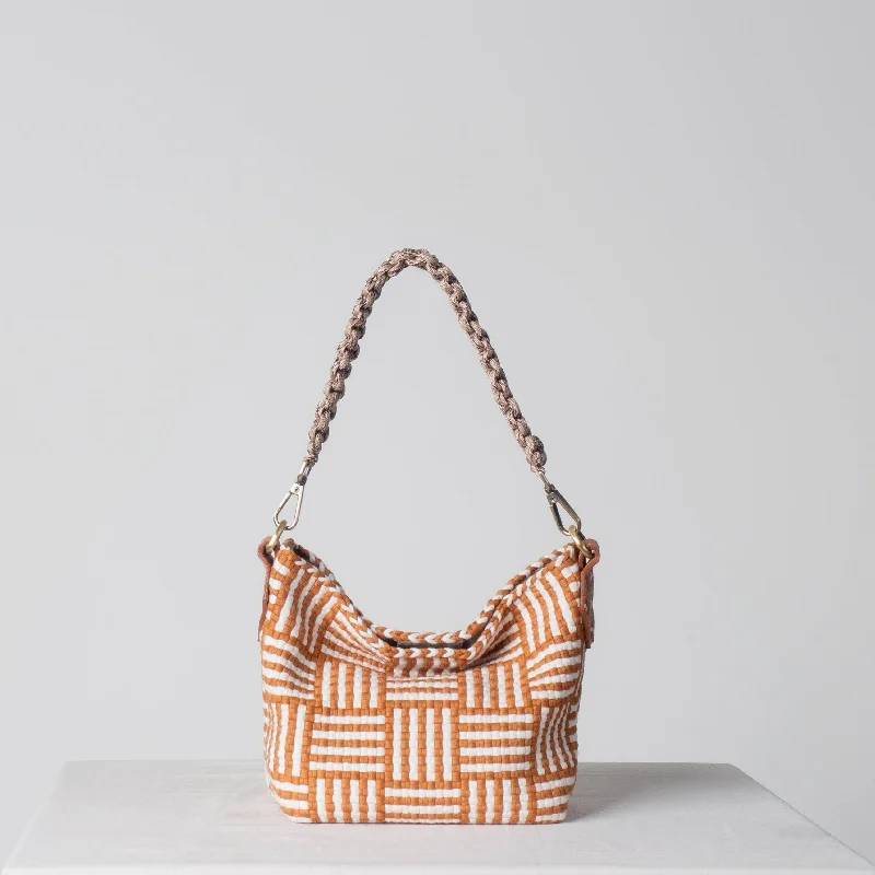 Buy More, Save More [Ready Today] Buslo Micro Snap Mat Pattern Tan & Beige Don't Miss Out – Handbag Discounts