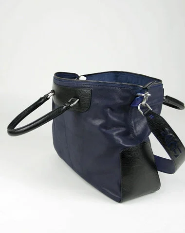 Stylish Bags With Discounts Classic Large Womens Dark Blue & Black Leather Work Handbag Purse Leather Shoulder Purse Bag for Ladies Affordable Elegance With High-Quality Bags Stylish Bags With Discounts Classic Large Womens Dark Blue & Black Leather Work Handbag Purse Leather Shoulder Purse Bag for Ladies Affordable Elegance With High-Quality Bags