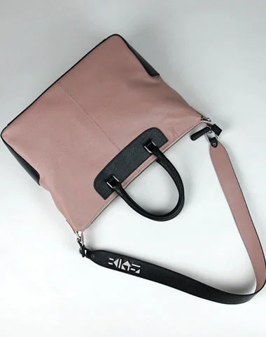 Chic And Clearance-Priced Tote Bags Classic Large Womens Pink Leather Work Handbag Purse Leather Shoulder Purse Bag for Ladies Fashion Bags With Huge Discounts