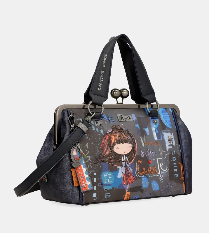 Stylish Statements Contemporary Mouthpiece Handbag Must-Have Bags, Big Discounts