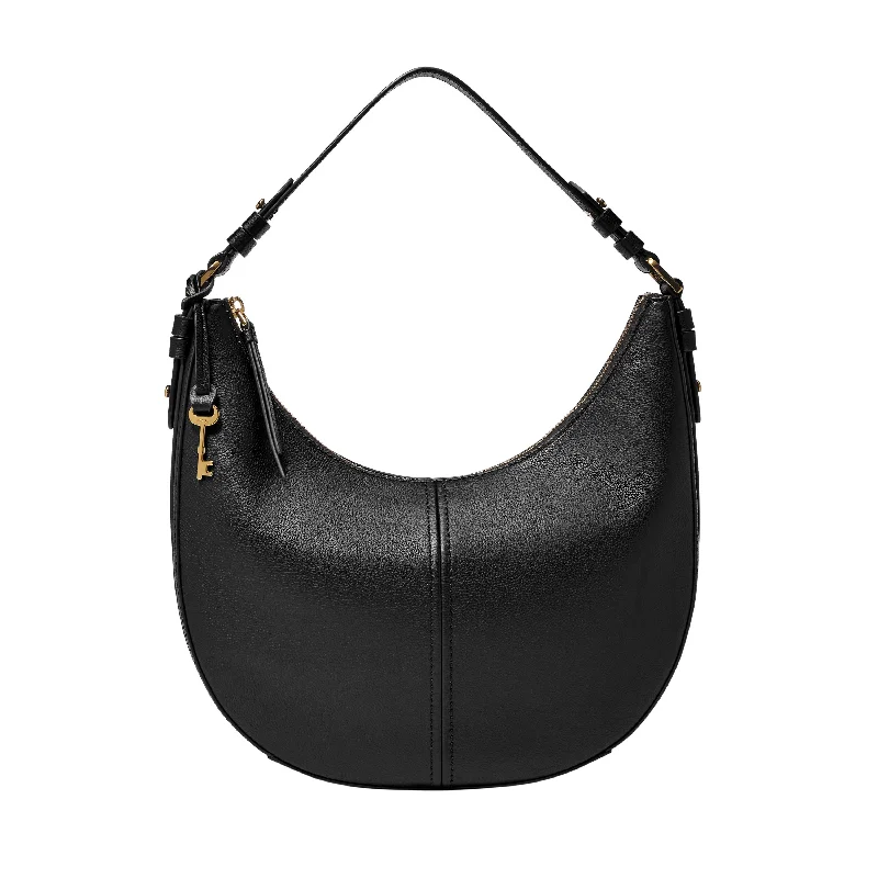 Fossil Women's Shae Leather Large Hobo Trendy Handbags At Limited-Time Discounts