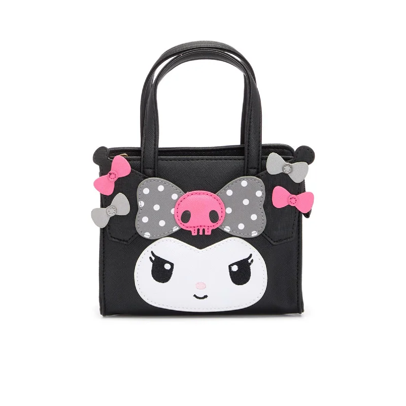 Find Your Unique Flair Kuromi 2-Way Mini Black Handbag (Dainty Doll Series) Affordable Luxury With Top-Quality Handbags