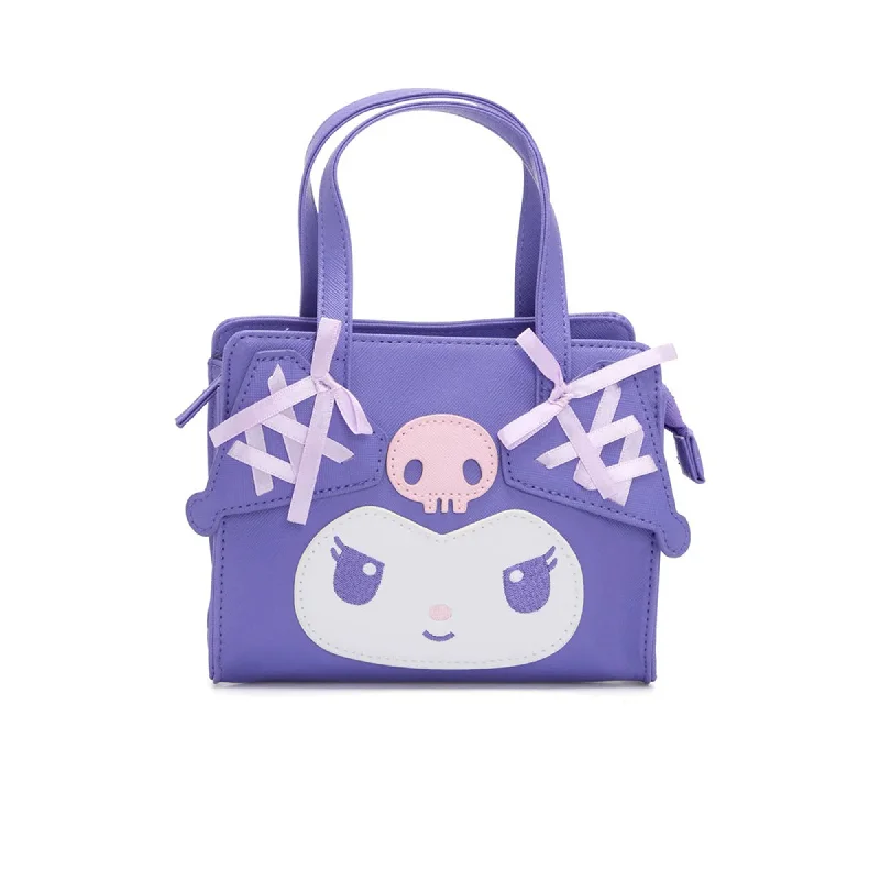 Luxury Bags Kuromi 2-Way Mini Purple Handbag (Dainty Doll Series) Limited-Stock Bag Clearance – Hurry Luxury Bags Kuromi 2-Way Mini Purple Handbag (Dainty Doll Series) Limited-Stock Bag Clearance – Hurry