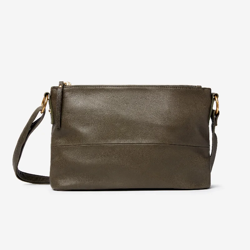 Osgoode Marley Leather Women's Nora Double Zip Timeless Bags, Flash Sale