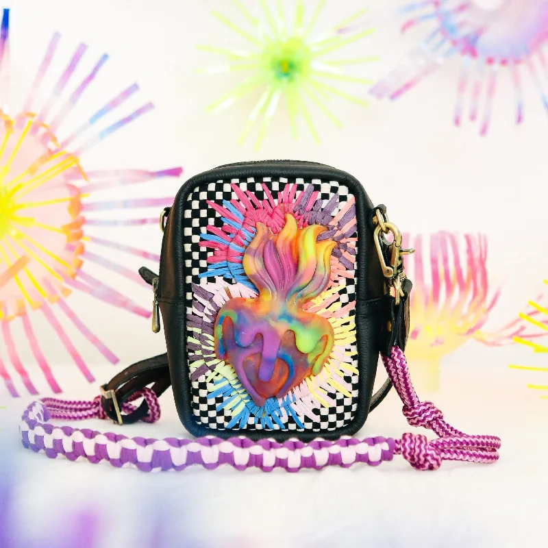 Luxury Bags For Working Professionals [Leeroy New x R2R] Sacred Heart Crossbody Bag Black High-End Bags, Low-End Prices