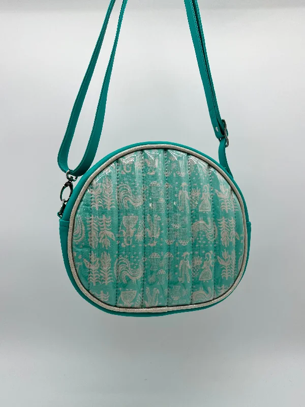 Must Haves Mid Cruiser - Pyrex Butter Print & Matte Turquoise Vinyl Upgrade Your Look With Our Exclusive Bag Deals Must Haves Mid Cruiser - Pyrex Butter Print & Matte Turquoise Vinyl Upgrade Your Look With Our Exclusive Bag Deals