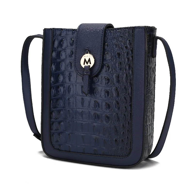 Bags With Tsa-Approved Features Molly Croco Crossbody Handbag for Women Luxury Totes At The Lowest Prices Of The Season