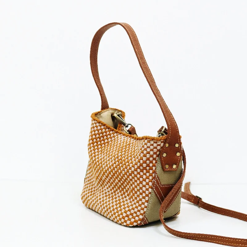 Chic & Modern Sales [Ready Today] Buslo Micro Medley Leather Patchwork Tan The Bag Sale You've Been Waiting For Is Here