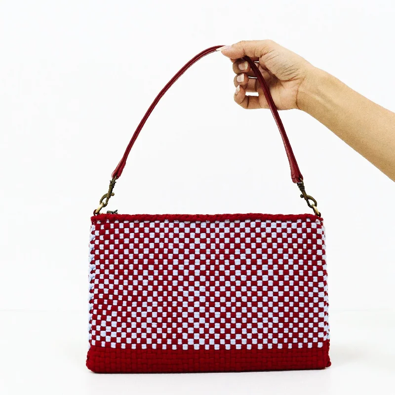Fashion Essentials [Ready Today] Sobre Convertible Clutch Red Timeless Handbags, Flash Sale