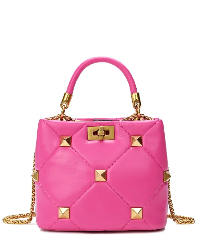 Spring Offer Tiffany & Fred Quilted & Studded Leather Top Handle Shoulder Bag Trendy Backpacks, Huge Markdowns Spring Offer Tiffany & Fred Quilted & Studded Leather Top Handle Shoulder Bag Trendy Backpacks, Huge Markdowns