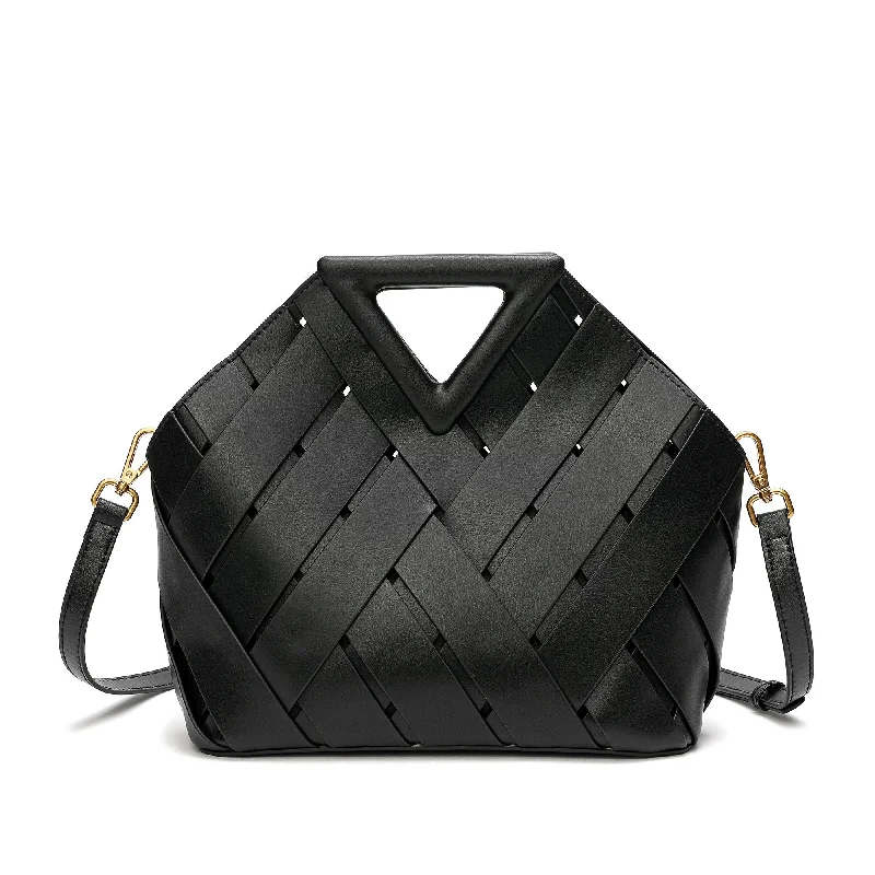 Seize Bargains Tiffany & Fred Smooth & Perforated Leather Bag High-End Handbags At Affordable Prices Seize Bargains Tiffany & Fred Smooth & Perforated Leather Bag High-End Handbags At Affordable Prices