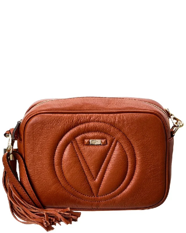 Elegant New Year Party Bags With Flash Sales Valentino by Mario Valentino Mia Signature Leather Crossbody Luxury Handbags, Budget-Friendly Elegant New Year Party Bags With Flash Sales Valentino by Mario Valentino Mia Signature Leather Crossbody Luxury Handbags, Budget-Friendly
