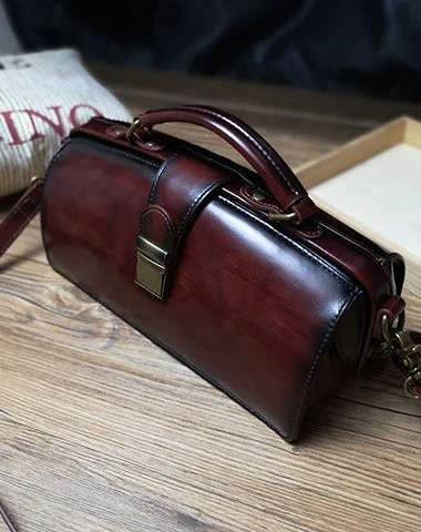 Fashion Forward Vintage Womens Coffee Leather Doctor Handbag Purses Vintage Handmade Doctor Crossbody Purse for Women Stylish Totes, Special Discounts Fashion Forward Vintage Womens Coffee Leather Doctor Handbag Purses Vintage Handmade Doctor Crossbody Purse for Women Stylish Totes, Special Discounts