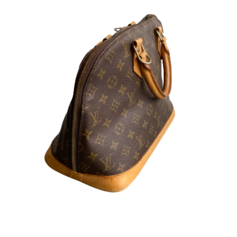 Step Ahead, Lead The Trend Louis Vuitton Brown Canvas Alma handbag bag Stylish Bags At Unbeatable Prices