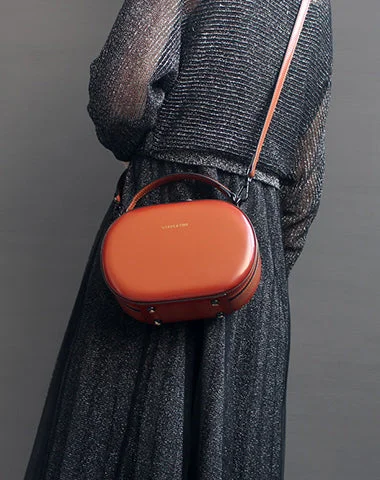 Luxury Seekers Womens Brown Leather Small Round Handbag Purse Round Crossbody Bag Shoulder Bag for Women Premium Handbags At Exclusive Prices Luxury Seekers Womens Brown Leather Small Round Handbag Purse Round Crossbody Bag Shoulder Bag for Women Premium Handbags At Exclusive Prices