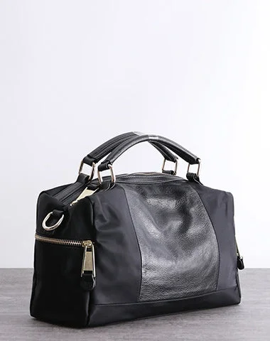 Fashionista Favorites Womens Nylon Leather Boston Handbags Womens Black Nylon Boston Shoulder Purse for Ladies Elegant Bags, Limited Stock Available Fashionista Favorites Womens Nylon Leather Boston Handbags Womens Black Nylon Boston Shoulder Purse for Ladies Elegant Bags, Limited Stock Available