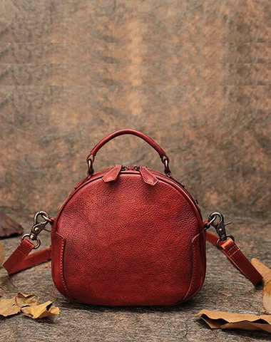 The Latest Fashion Trends Womens Red Leather Round Handbag Purses Vintage Handmade Round Shoulder Bag Crossbody Handbag for Women Grab Your Favorite Handbags For Less The Latest Fashion Trends Womens Red Leather Round Handbag Purses Vintage Handmade Round Shoulder Bag Crossbody Handbag for Women Grab Your Favorite Handbags For Less